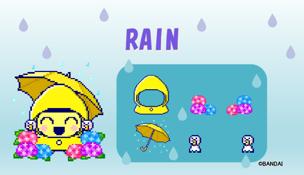New downloadable items for June! Claim the RAIN set!